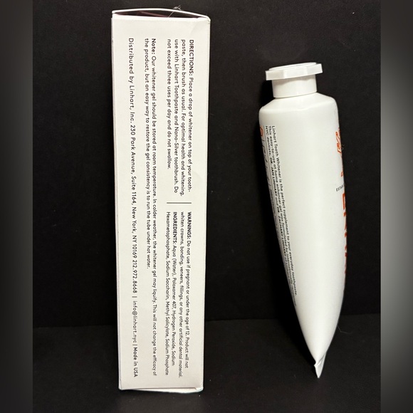 Linhart Tooth Whitener Gel ~ $28 MSRP ~ Full Size ~ 1.7oz ~ Brand New in Box - Picture 4 of 6